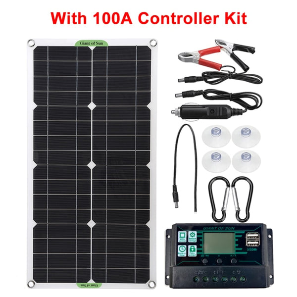 Solar Panel 250W Complete Plus Controller Included.