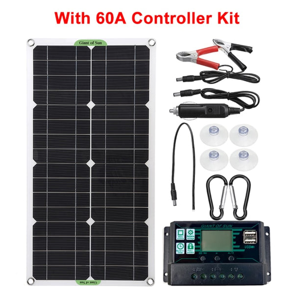 Solar Panel 250W Complete Plus Controller Included.