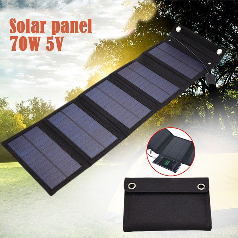 Foldable Waterproof Solar Panel.