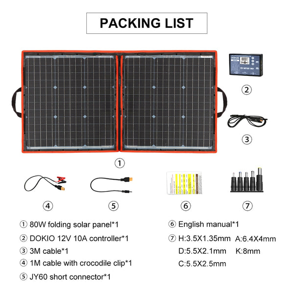 Flexible Foldable Solar Panel.