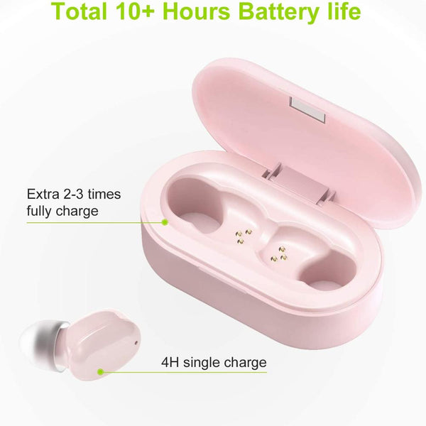 EWA Waterproof Wireless Earphones with Charging Box.