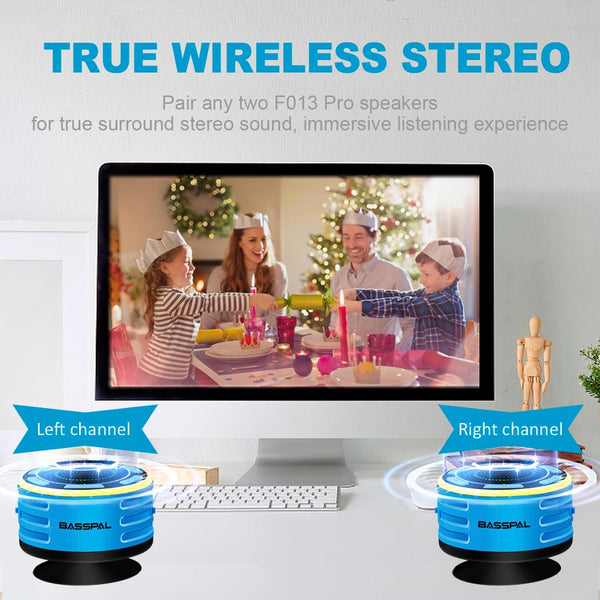 BASSPAL Wireless Speaker With LED Display.