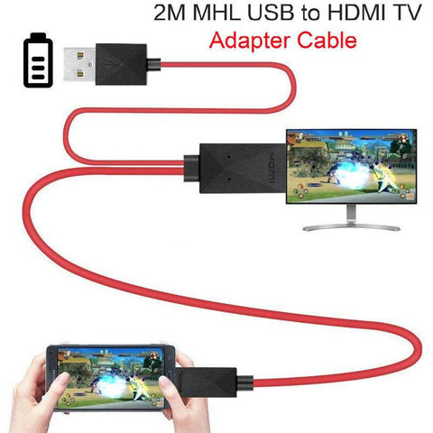 USB to HDMI TV Cable Adapter Mirror