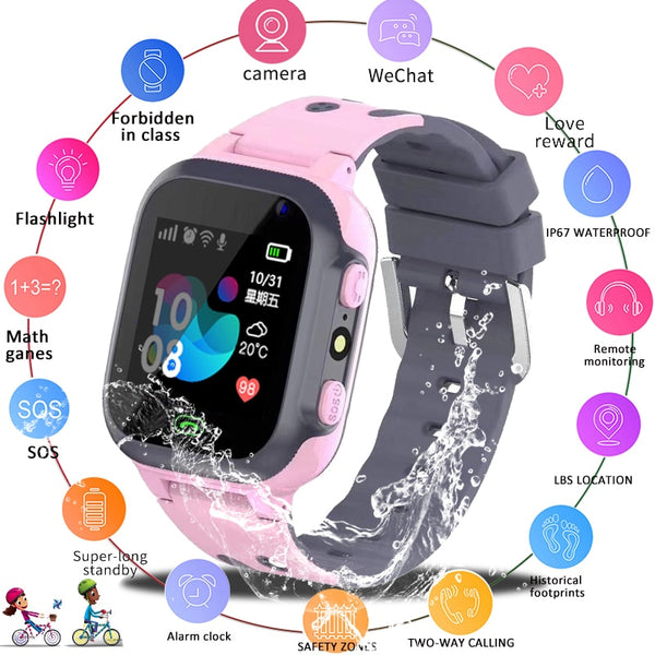 Child Waterproof locator Watch SOS