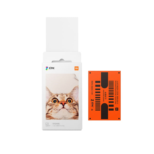 ZINK Pocket Printer with 20/50/100 Self-Adhesive Photo Print Sheets Available