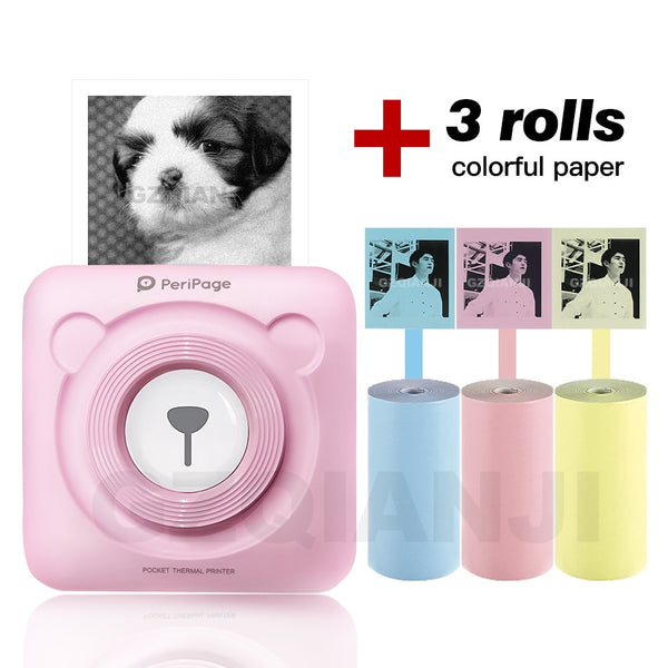 MINI Portable Thermal Printer 58mm With Thermal Print Paper Included.