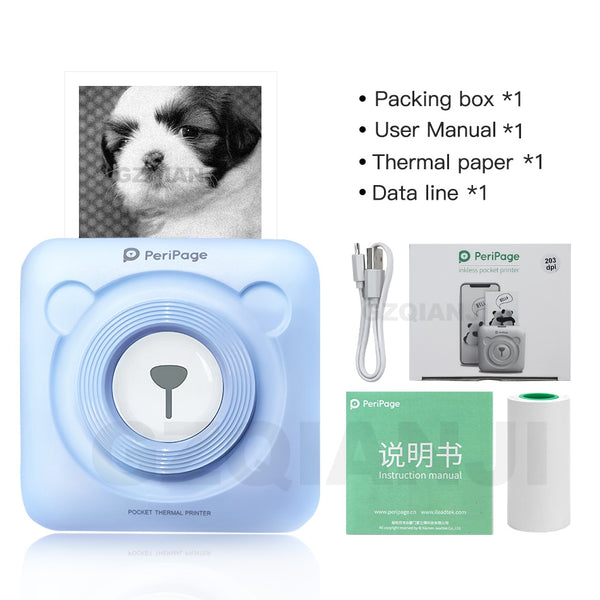 MINI Portable Thermal Printer 58mm With Thermal Print Paper Included.
