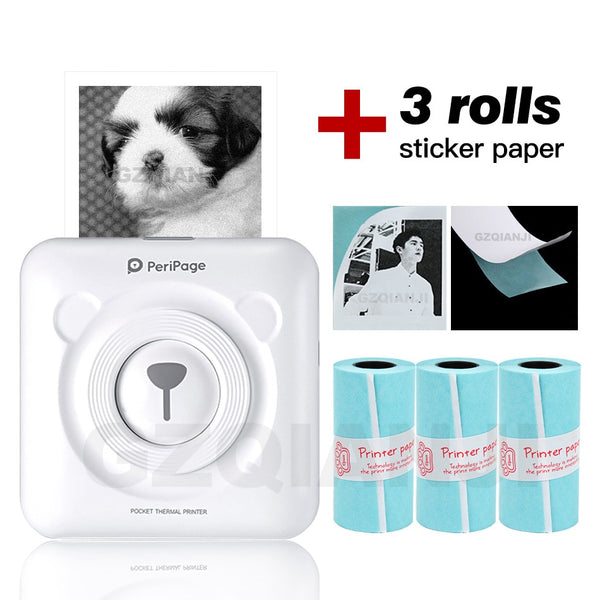 MINI Portable Thermal Printer 58mm With Thermal Print Paper Included.