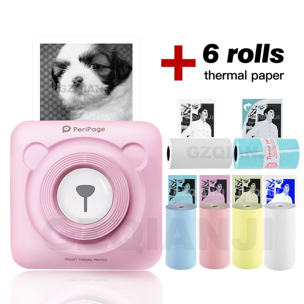 MINI Portable Thermal Printer 58mm With Thermal Print Paper Included.