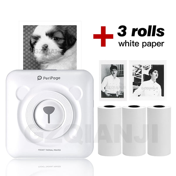 MINI Portable Thermal Printer 58mm With Thermal Print Paper Included.