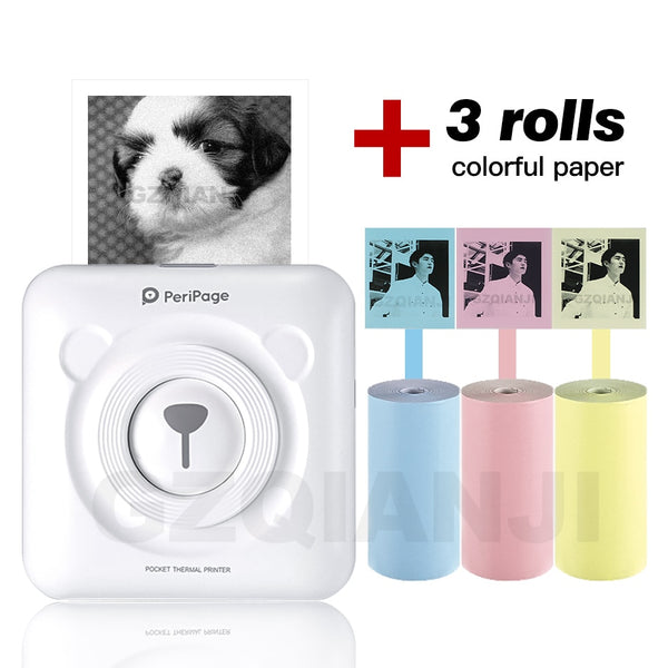MINI Portable Thermal Printer 58mm With Thermal Print Paper Included.