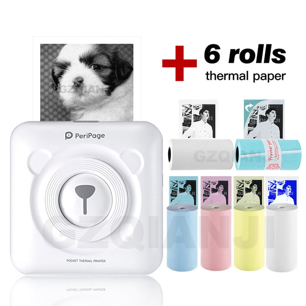 MINI Portable Thermal Printer 58mm With Thermal Print Paper Included.