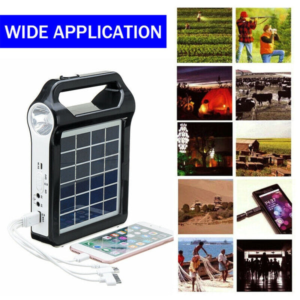Portable Solar Generator System Kit