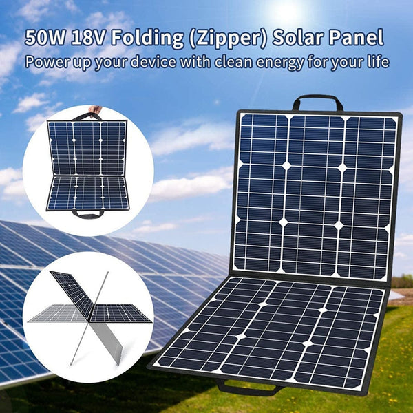 Foldable 50W Solar Panel