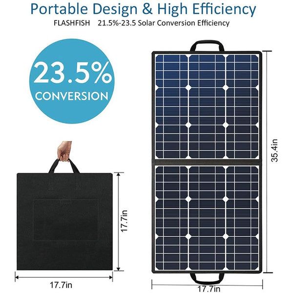 Foldable 50W Solar Panel