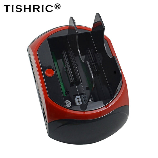 TISHRIC All in 1 Hdd Docking Station eSATA to USB 2.0/3.0 Adapter For 2.5/3.5 Hard Disk Drive Docking Station Hard Enclosure
