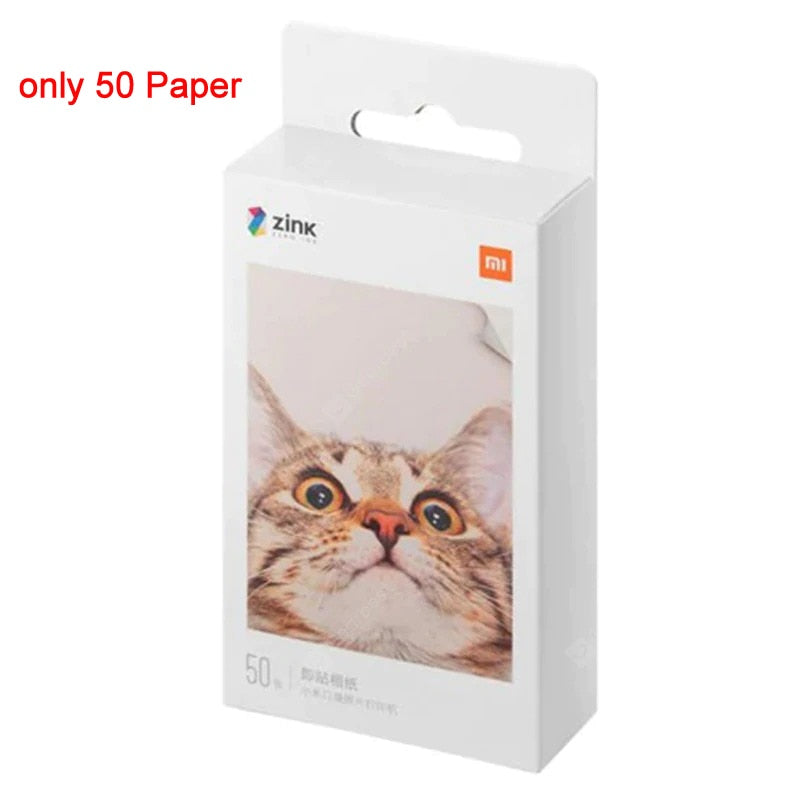 Xiaomi Mijia MI Portable Mini Pocket Photo Printer Kit Bluetooth Printer Bluetooth Wireless Bt Thermal Printer for Mobile Phone
