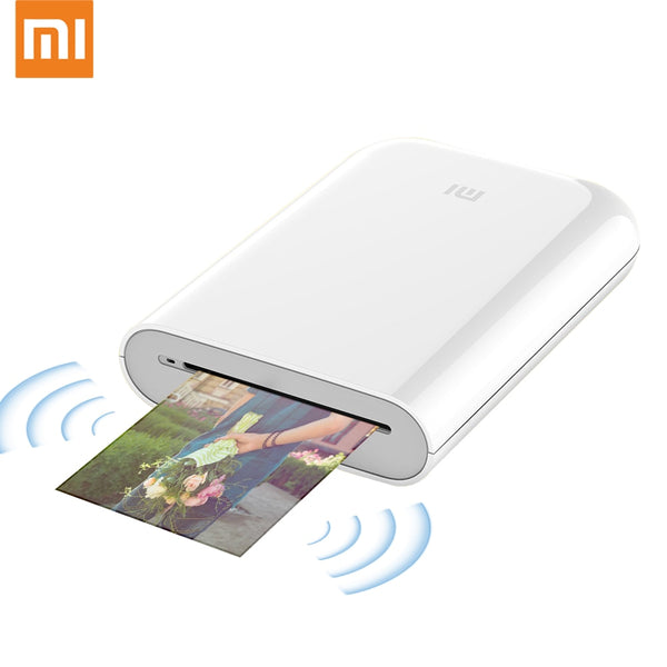 Xiaomi Mijia MI Portable Mini Pocket Photo Printer Kit Bluetooth Printer Bluetooth Wireless Bt Thermal Printer for Mobile Phone