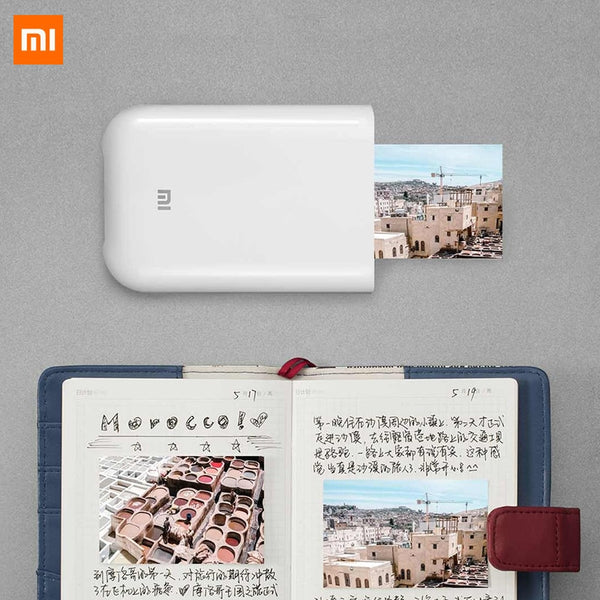 Xiaomi Mijia MI Portable Mini Pocket Photo Printer Kit Bluetooth Printer Bluetooth Wireless Bt Thermal Printer for Mobile Phone