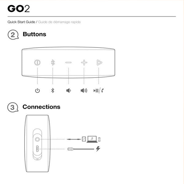 JBL GO2 Portable Wireless  Bluetooth Speaker