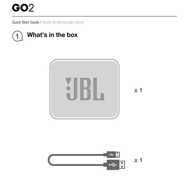 JBL GO2 Portable Wireless  Bluetooth Speaker